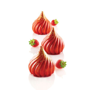 Silikomart mould-Russian tale 125 Silicone mold ø67 h 73 mm + plastic support