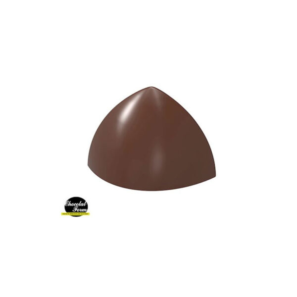 CHOCOLATE WORLD - Chocolate mold dome rounded spearhead CF0255