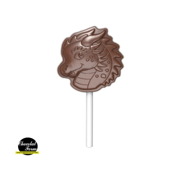 CHOCOLATE WORLD - Chocolate mold lollipop dragon CF0263