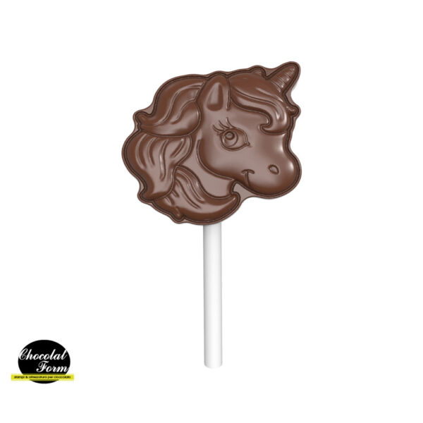 CHOCOLATE WORLD - Chocolate mold lollipop unicorn CF0264