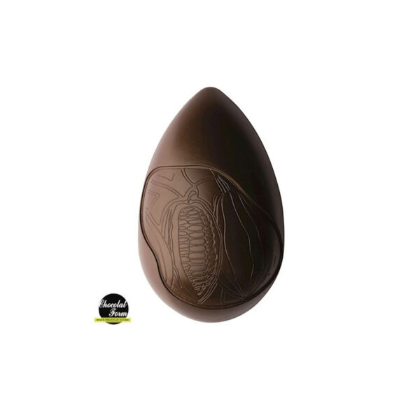 CHOCOLATE WORLD - Chocolate mold egg 200 x 130 mm decoration cocoa bean CF0703