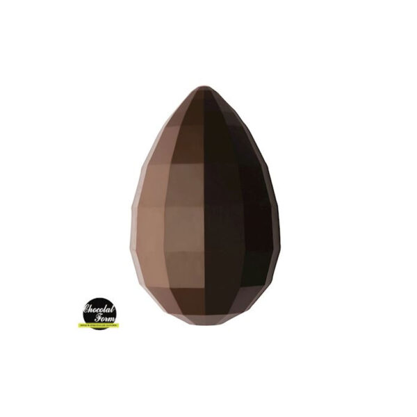 CHOCOLATE WORLD - Chocolate egg mold 260 x 160 mm diamond CF0707