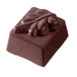 CHOCOLATE WORLD – Chocolate mold leaf rectangle CW1044