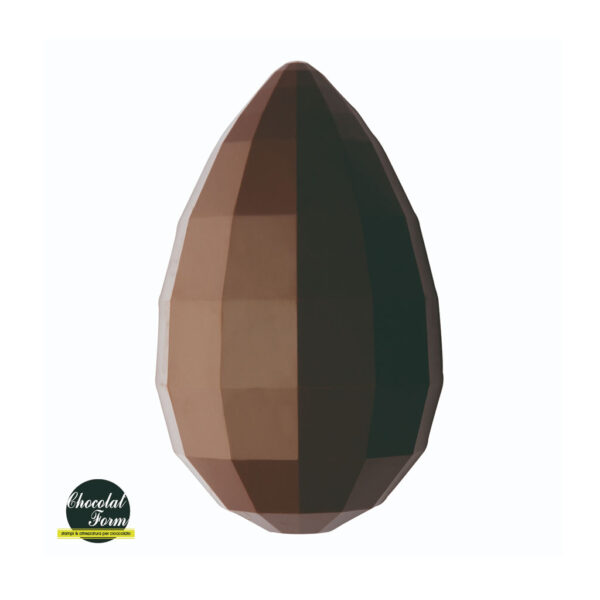 Chocolate egg mold 260 x 160 mm diamond CF0707