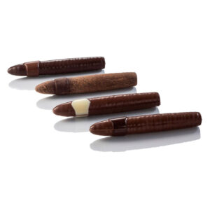 Martellato Mr. Cigar Thermoformed plastic mould for making three-dimensional chocolate cigars.