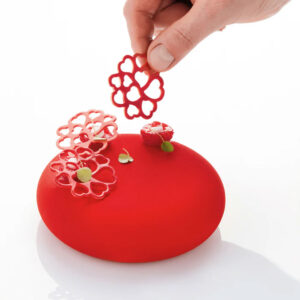 Pavoni Silicone Pastry Topper Mould PR008 Hearts 2