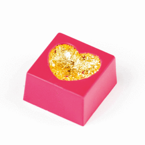 Martellato Polycarbonate Chocolate Mould Deep Heart