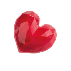 Martellato Polycarbonate Chocolate Mould Diamond Heart
